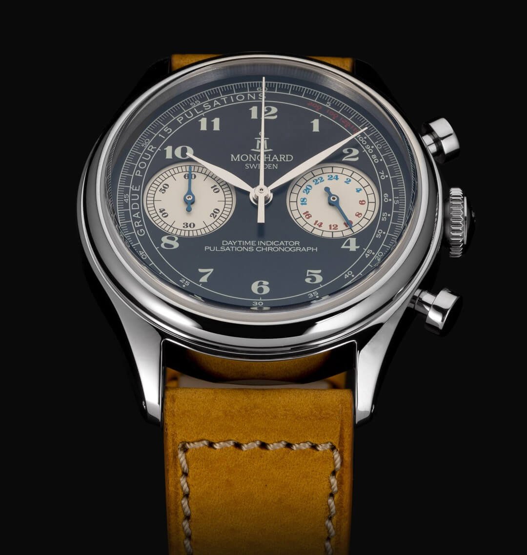 Monchard Pulsations chronograph Reverse Panda
