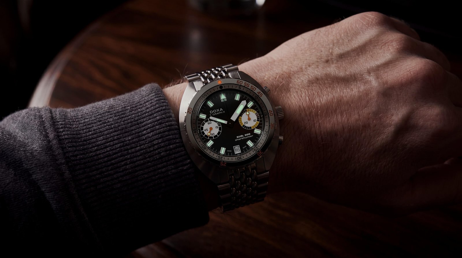 doxa sub-200 t graph ii black