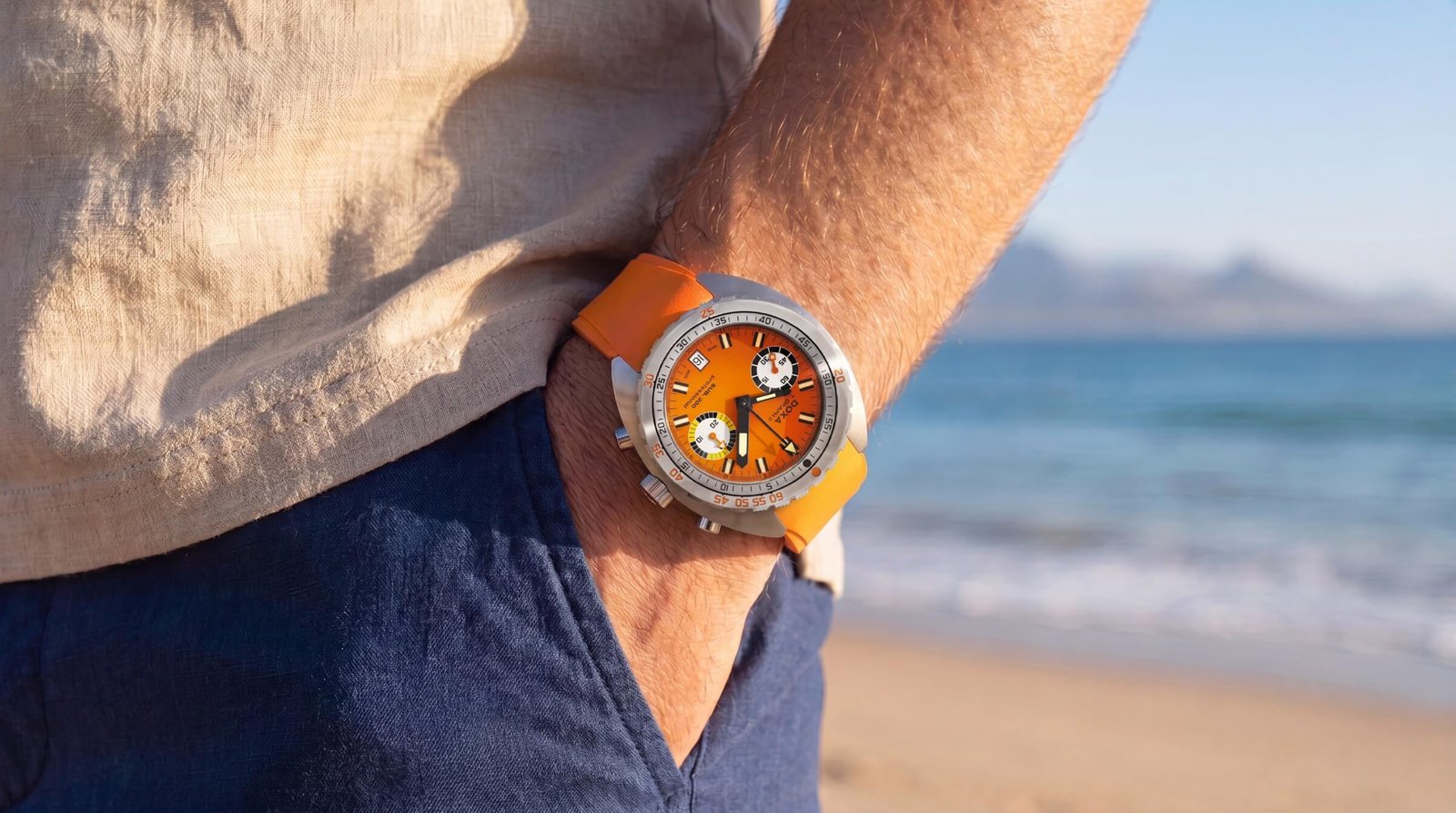 doxa sub-200 t graph ii orange