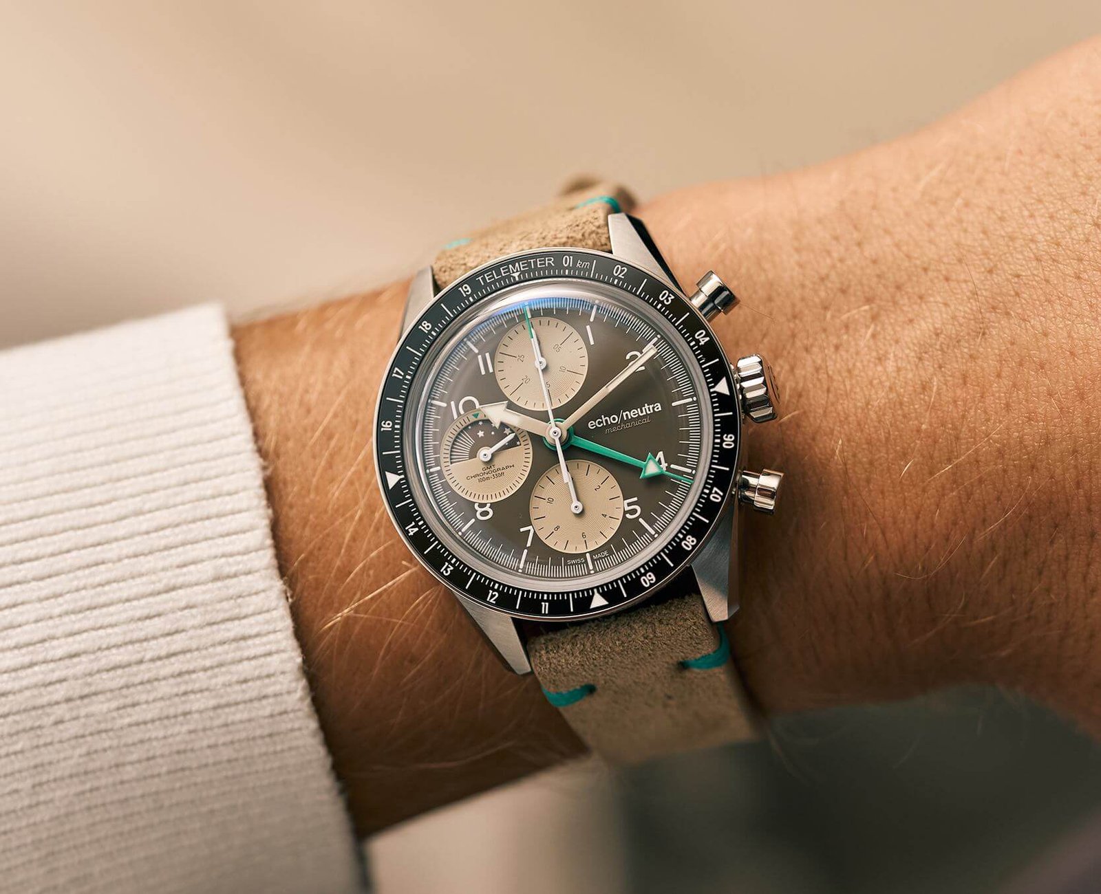 Echo Neutra 1956 Chrono GMT Cappuccino