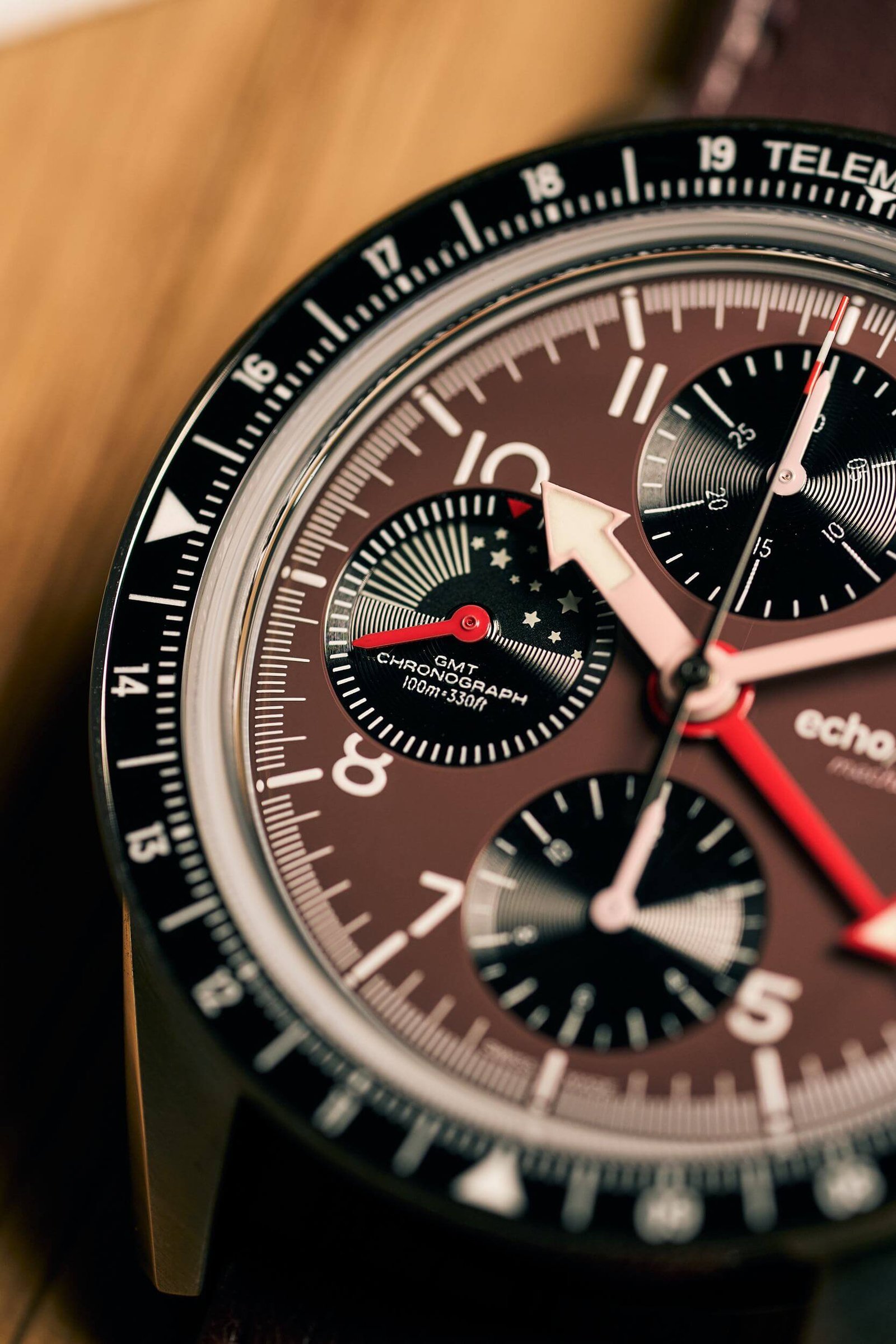 Echo Neutra 1956 Chrono GMT Purple