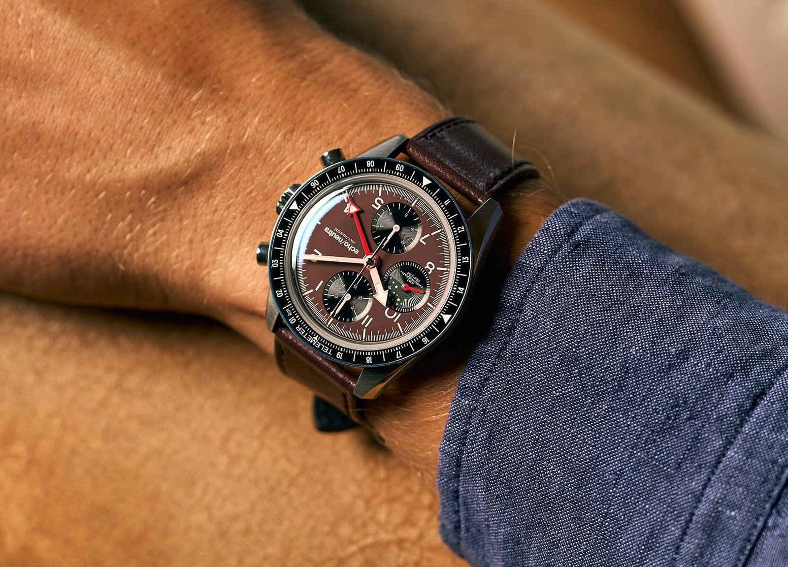 Echo Neutra 1956 Chrono GMT Purple
